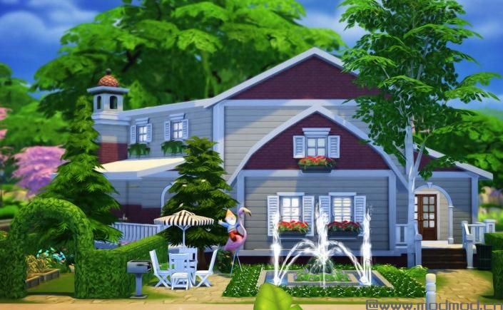 【3DM-Sims小组】淡雅出品----圣诞小屋 30*20 （话说有点早）