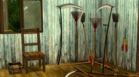 模拟人生4MOD：农场套装镰刀器具