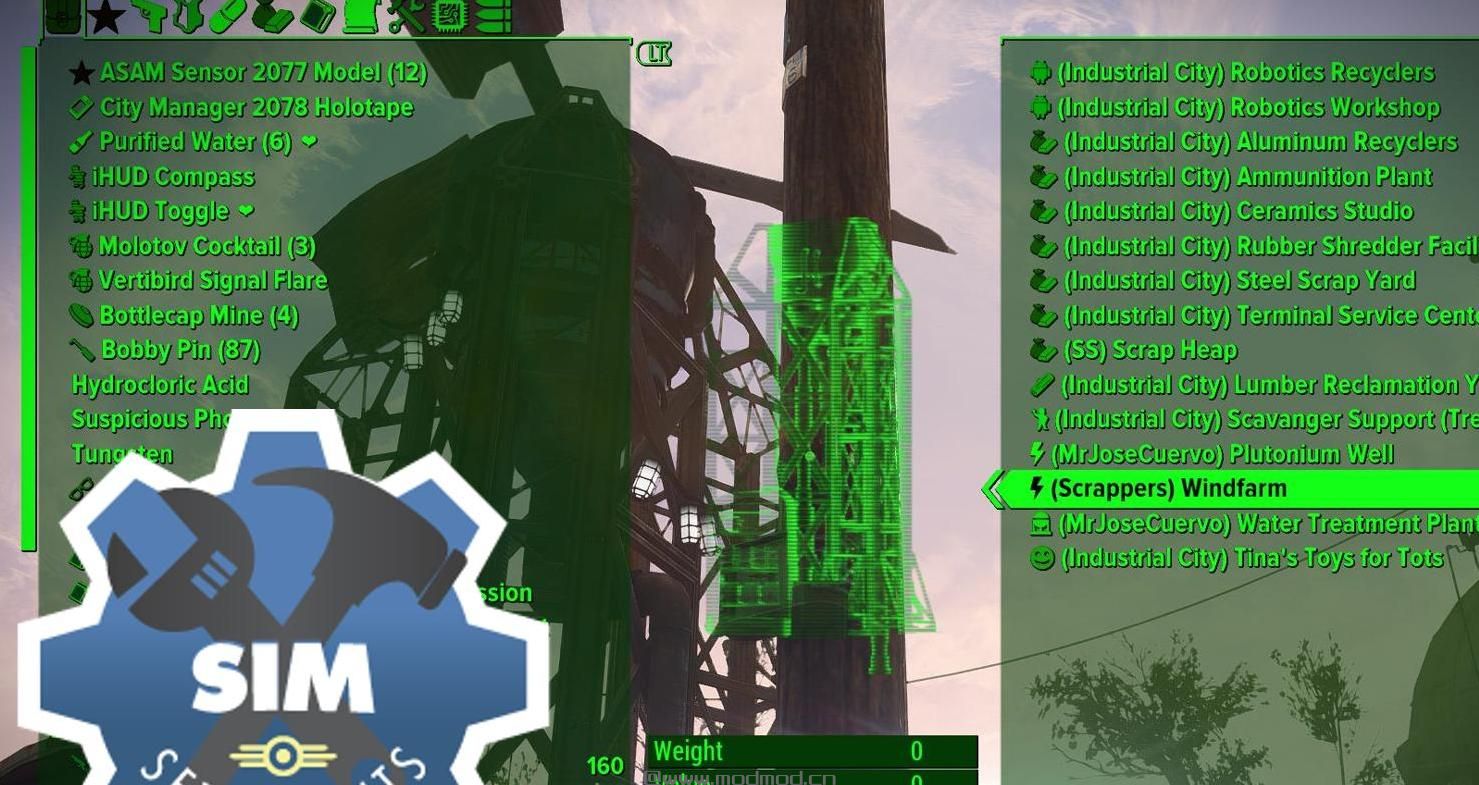 辐射4MOD：Sim Settlements 模拟城市据点系统