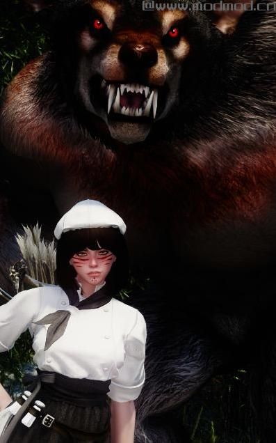 上古卷轴5：重置版MOD：IHR的Sayeon Meghan Jung Werewolf随从