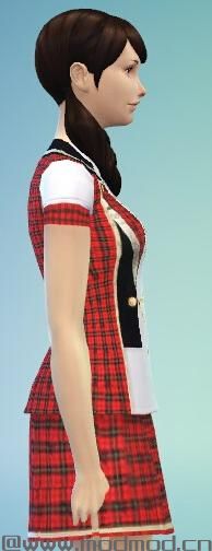 模拟人生4MOD：akb48少女偶像日式制服