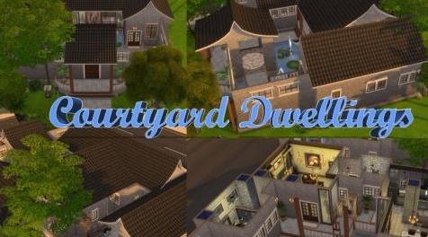 模拟人生4MOD：30X20 四合院 适合一家三口居住