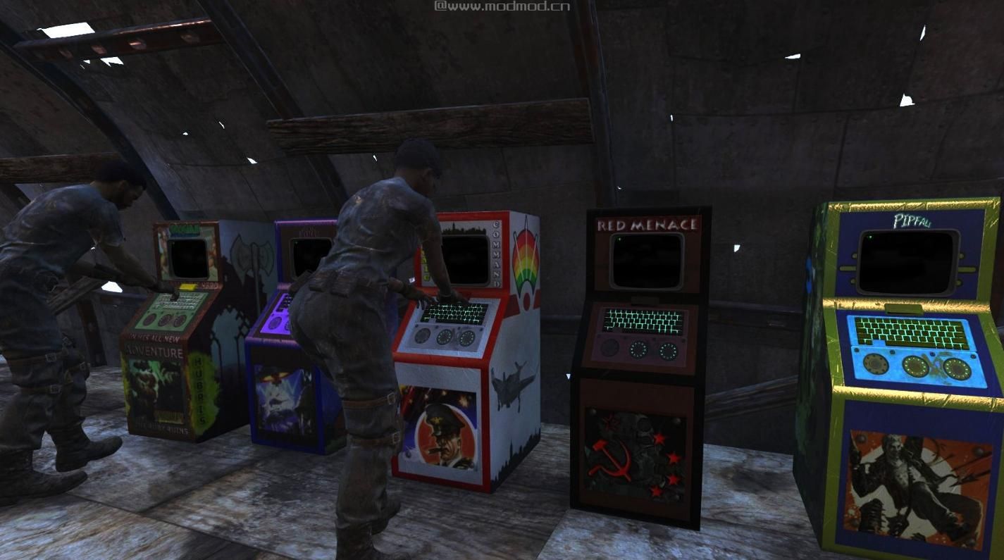 辐射4MOD：废土也能开游戏厅了