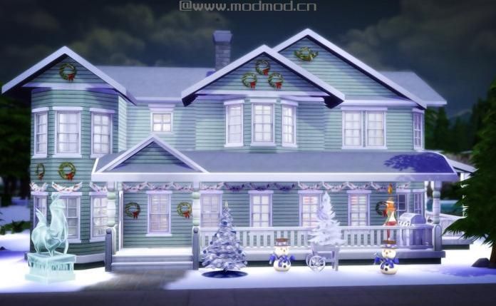 模拟人生4MOD：【3DM-Sims小组】淡雅出品----圣诞快乐（圣诞节快到了 提前祝大家圣诞快乐）