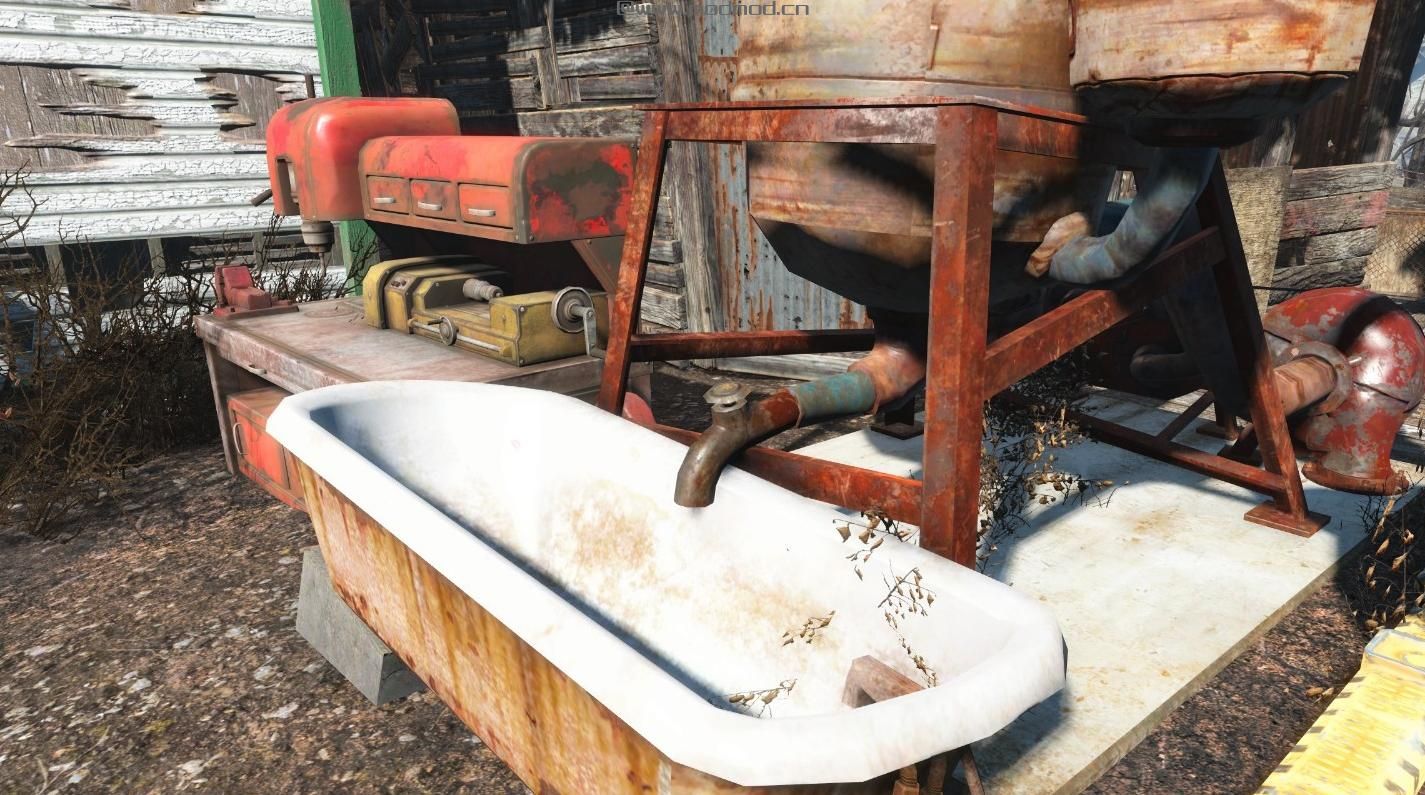 辐射4MOD：Powered Waterpump with Bathtub 替换水缸与浴缸