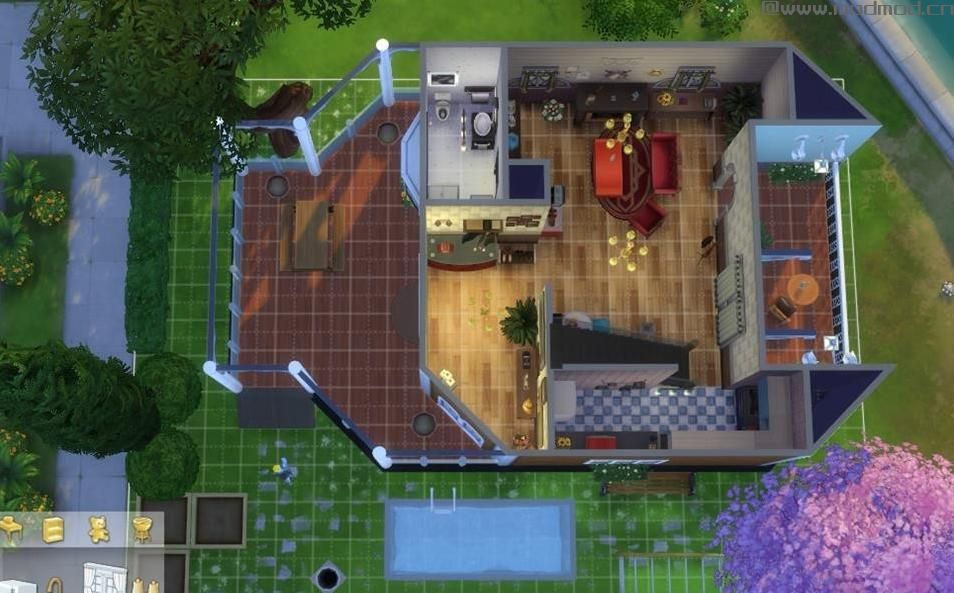 【原创】设计的河边单人＆情侣房带露天阳台酒吧可进行各种中小ＰＡＲＴＹ