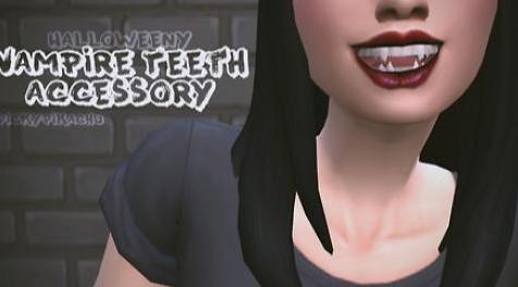 模拟人生4MOD：吸血鬼的牙 by Pickypikachu