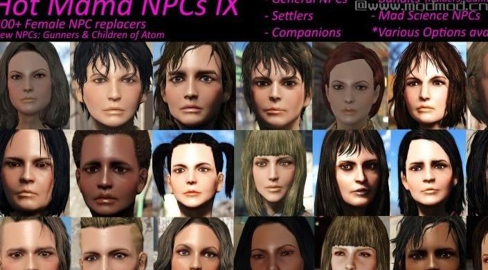 辐射4MOD：热辣NPC (Hot Mama NPCs IX)