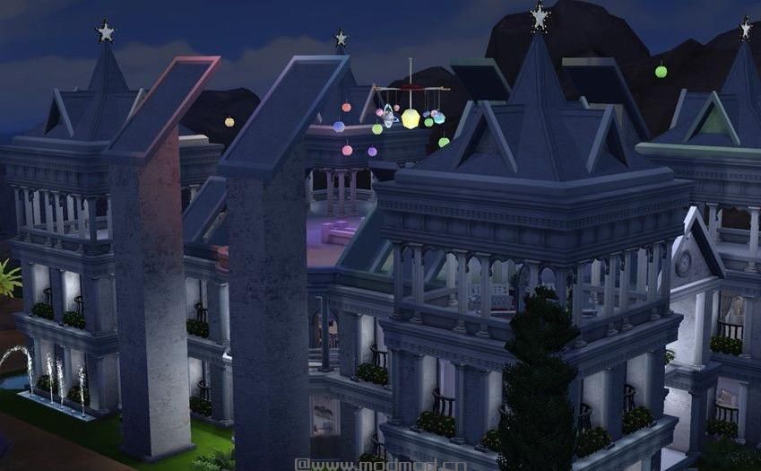 模拟人生4MOD：星 之 所 在 白 色 城 堡 星 穹