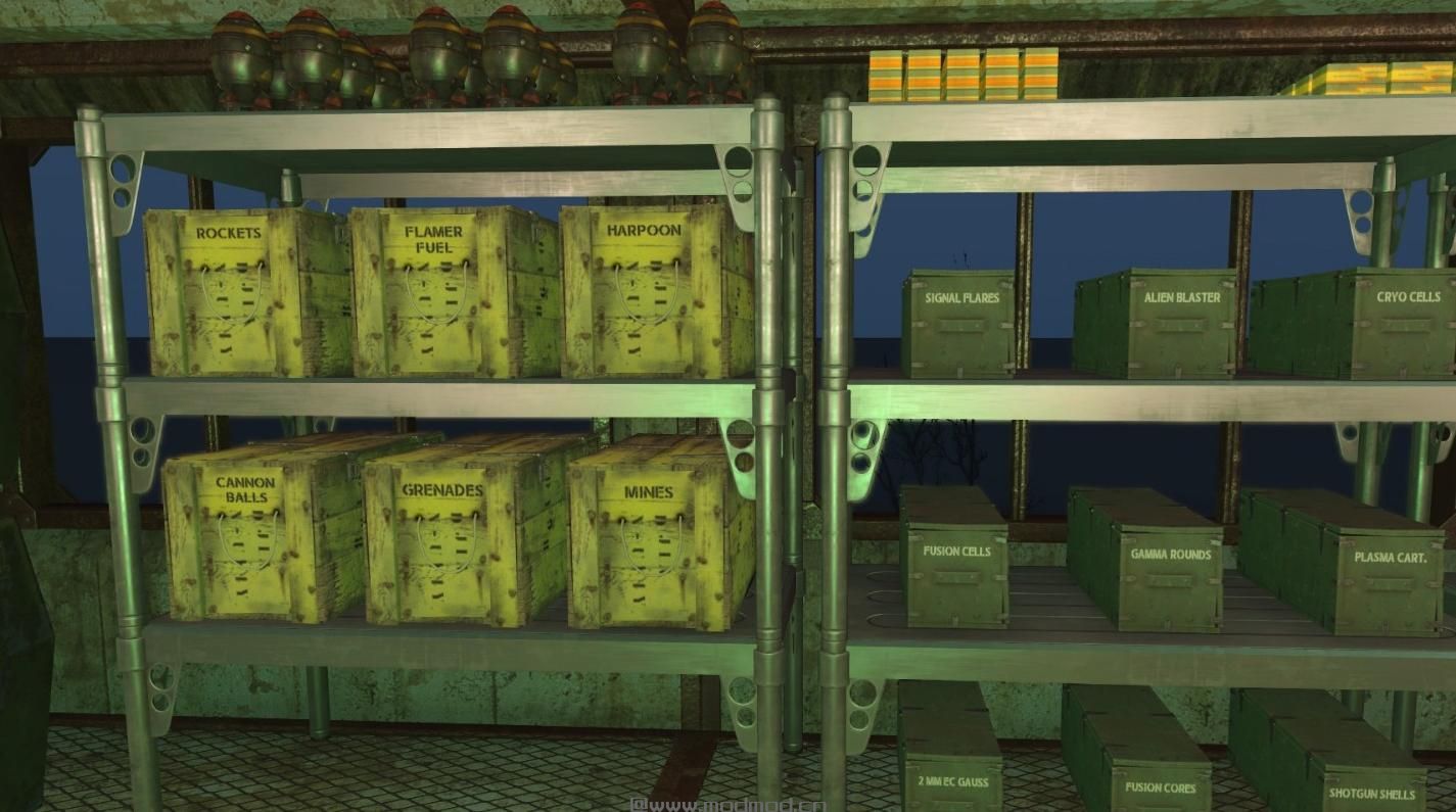辐射4MOD：汉化 仓库组件和弹药架0.4MOD