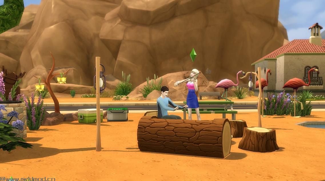 模拟市民的森林公园