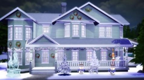 模拟人生4MOD：【3DM-Sims小组】淡雅出品----圣诞快乐（圣诞节快到了 提前祝大家圣诞快乐）