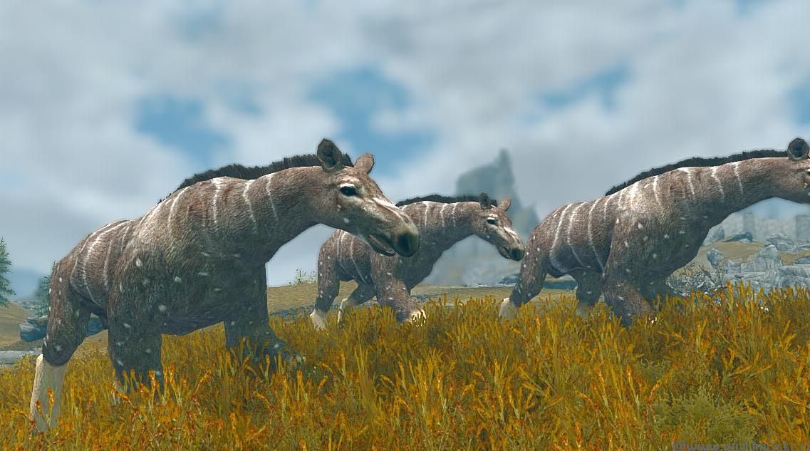 上古卷轴5：重置版MOD：摩洛普斯和黎明马-米哈伊尔怪兽和动物(米冰雹浸没式附加物-巨型动物)