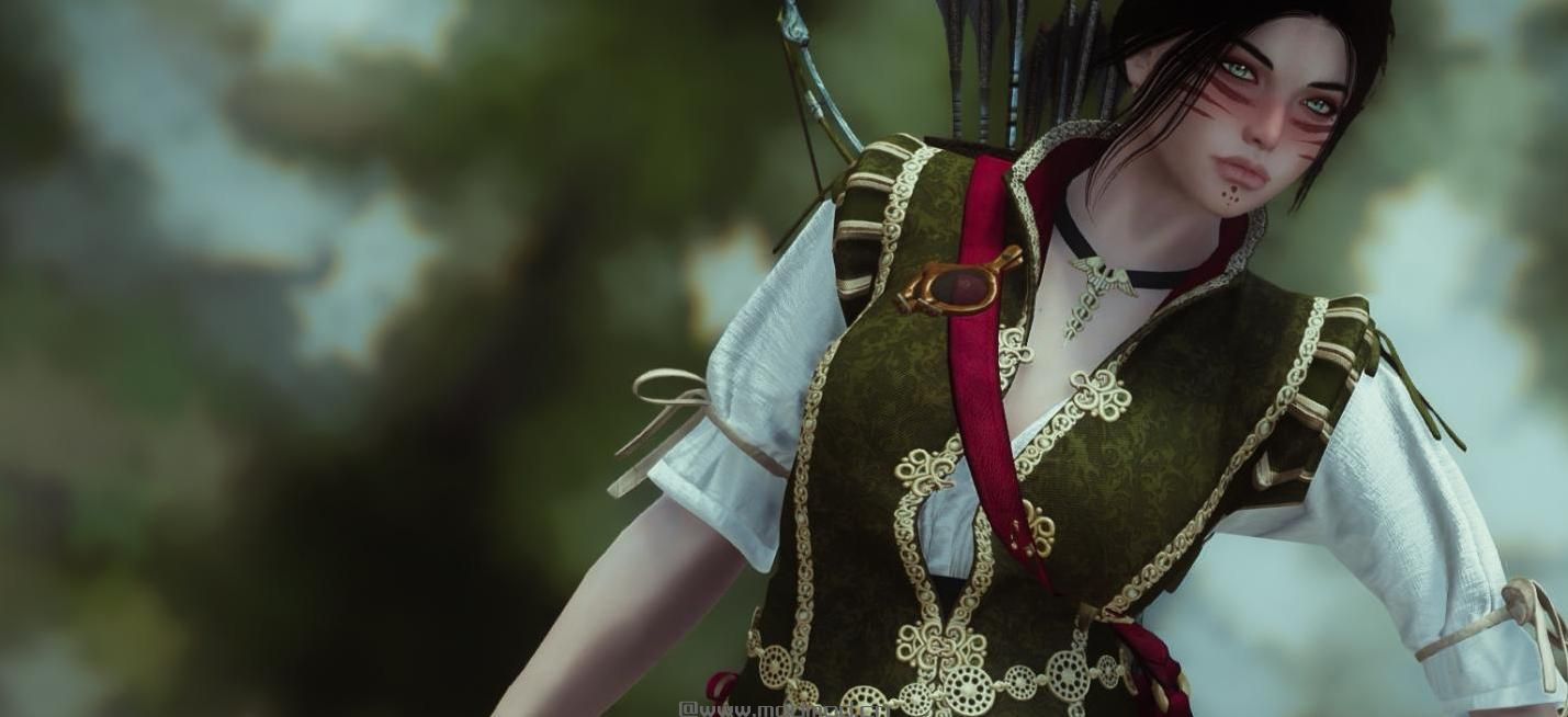 上古卷轴5：重置版MOD：IHR的Sayeon Meghan Jung Werewolf随从