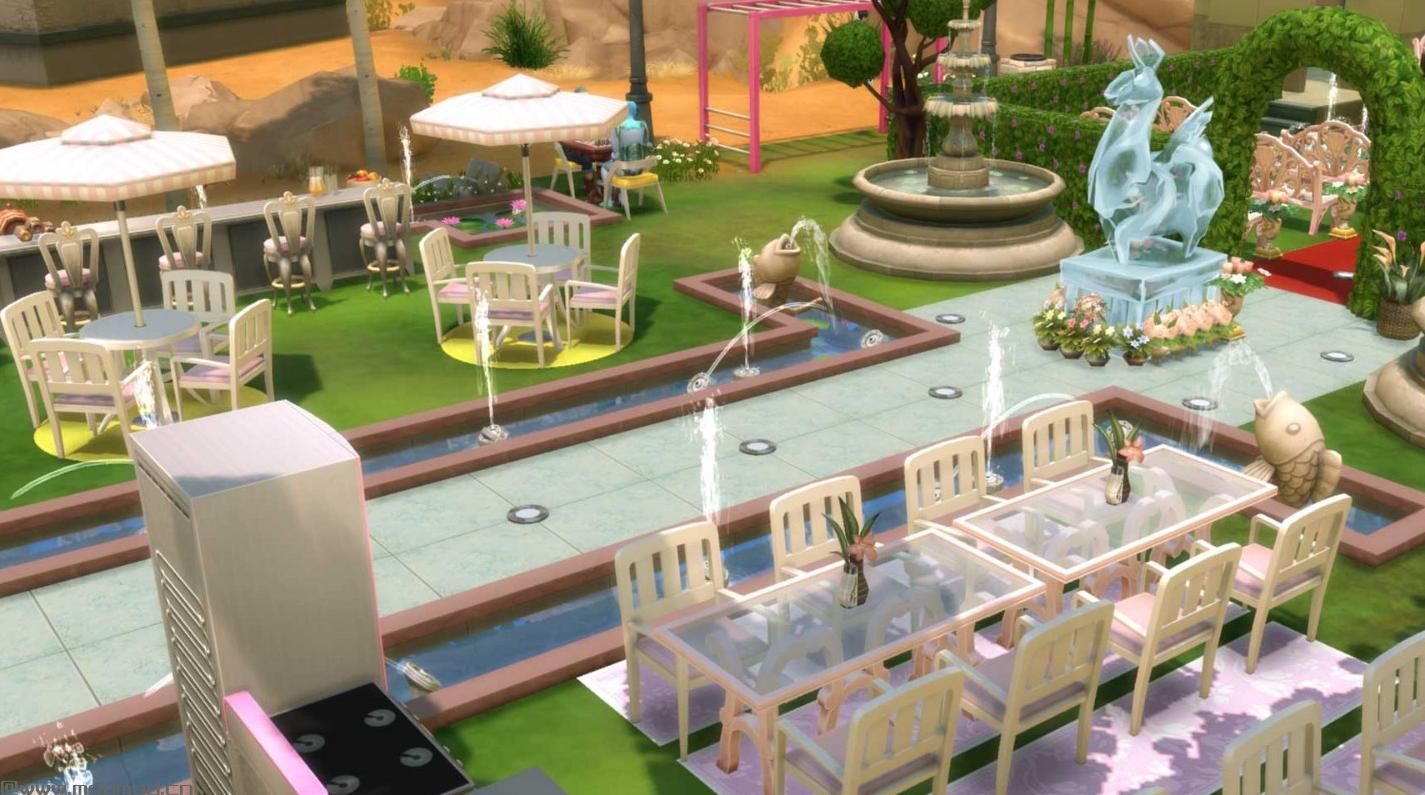 模拟人生4MOD：【让我们结婚吧】~20X30婚礼公园（请版主设置回复可见）