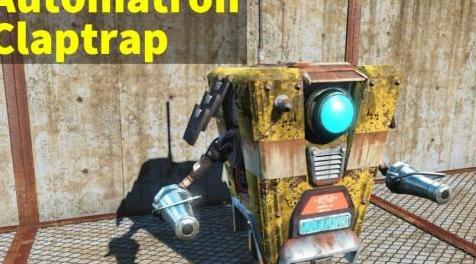 辐射4MOD：机器人工作台添加小吵闹的部件-AutomatronClaptrap（附个人渣汉化）
