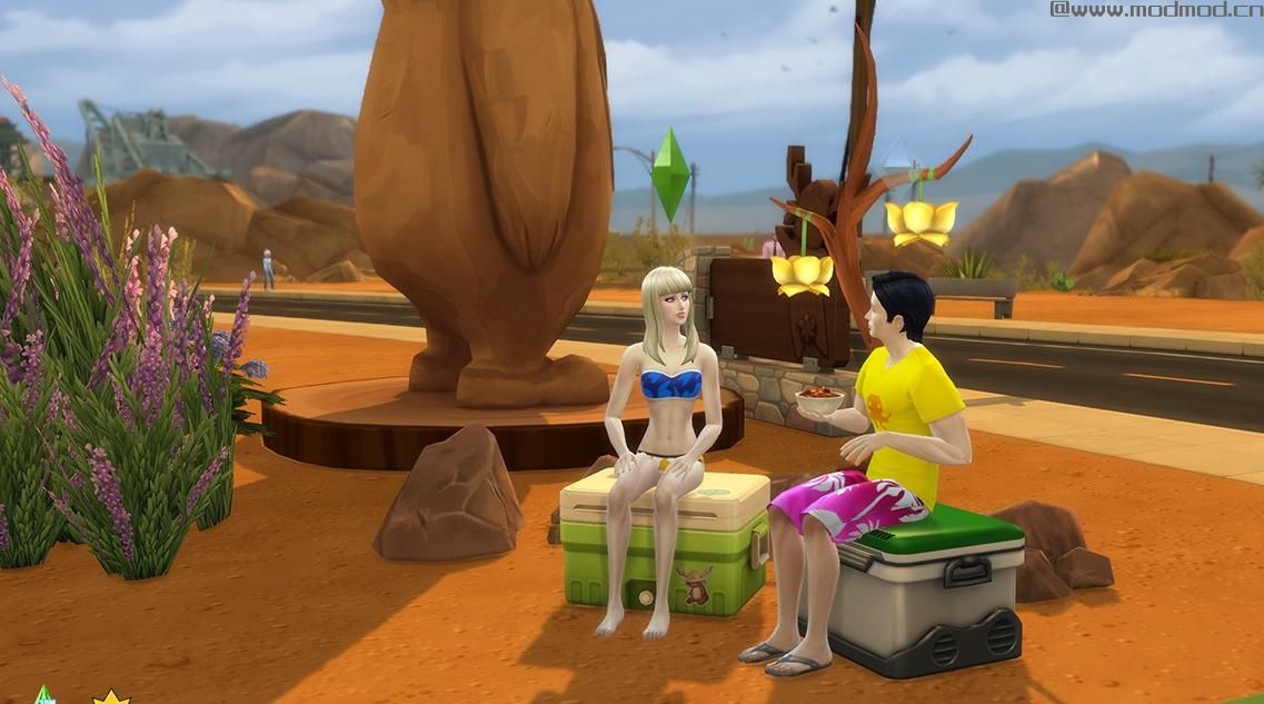 模拟市民的森林公园