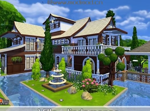 模拟人生4MOD：【几款房屋】以后陆续更新今天再外网淘的