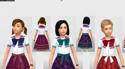 模拟人生4MOD：女孩纸的校服 by Cocobuzz