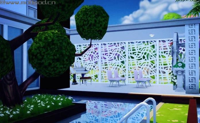 淡雅出品----春暖阁 30*40 有自制壁纸 泳池多多