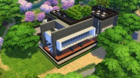 模拟人生4MOD：50X50【提拉米苏咖啡客栈】给你一个飘满糕点奶茶香味的温馨住宅