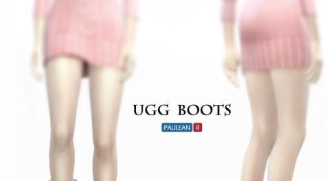 模拟人生4MOD：可爱的女用雪地靴 by PauleanR