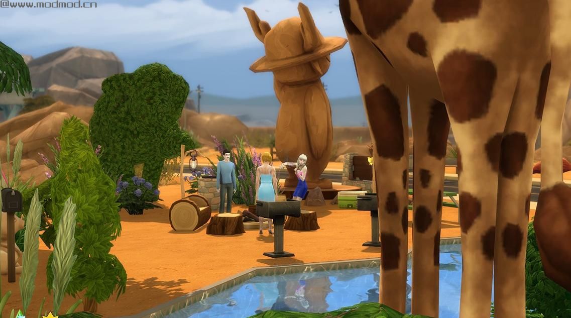 模拟市民的森林公园