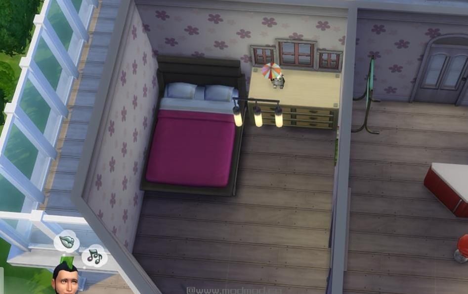 【原创】无添加mod - Pink小清新经济适用房 两层 +阳台 很舒适 