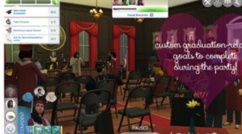 模拟人生4MOD：毕业典礼