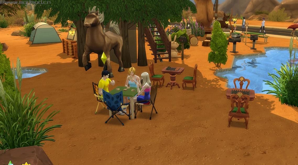 模拟市民的森林公园