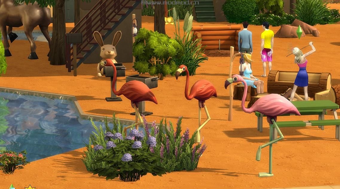 模拟市民的森林公园