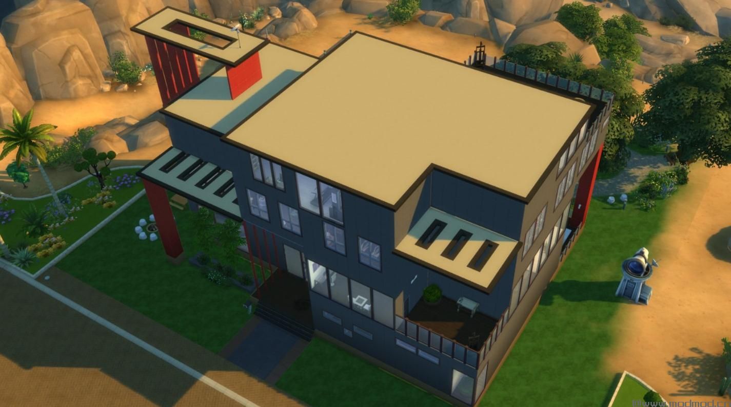 模拟人生4MOD：【原创】就是个大房子 50X50