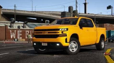 侠盗猎车手5MOD：雪佛兰SILVERADO 2019款