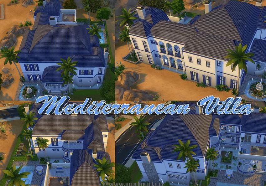  【3DM-Sims小组】【原创】40X30 地中海风格别墅 适合一家三口~~~~~~