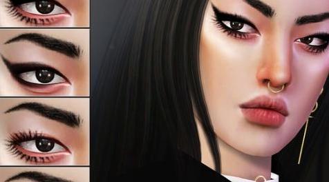 模拟人生4MOD：Niia Lashliner N83 眼线