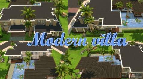 模拟人生4MOD：【3DM-Sims小组】【原创】40X30 现代别墅 &mdash;&mdash;&mdash;&mdash;首次建房希望大家喜欢！！！！！！