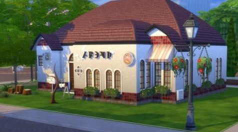 模拟人生4MOD：新手第一次做了个小面包店~据说标题要长长的,大家才看得到~