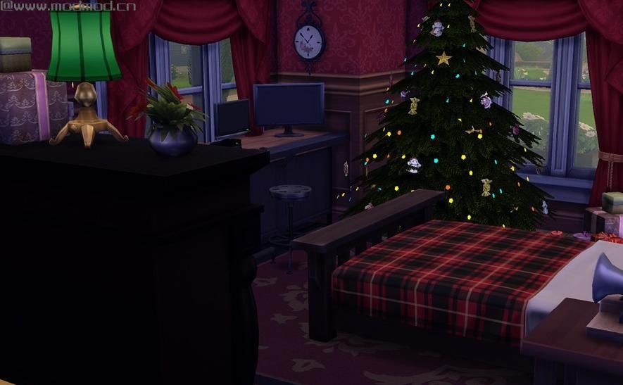 圣 诞 小 木 屋 初 雪