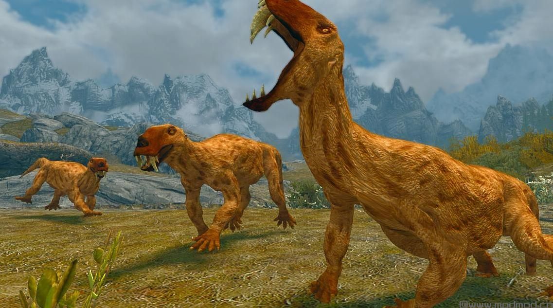 上古卷轴5：重置版MOD：戈戈诺-米哈伊尔怪兽和动物(米冰雹浸没式附加物-巨型动物)