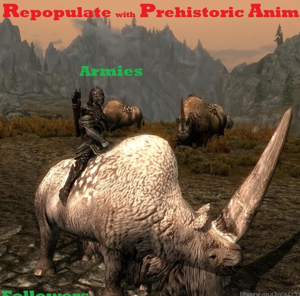 上古卷轴5：重置版MOD：用史前动物SE 3.0重新制作Skyrim