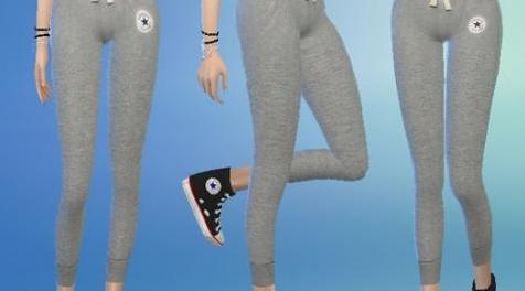 模拟人生4MOD：Satas Sports pants Converse-运动裤