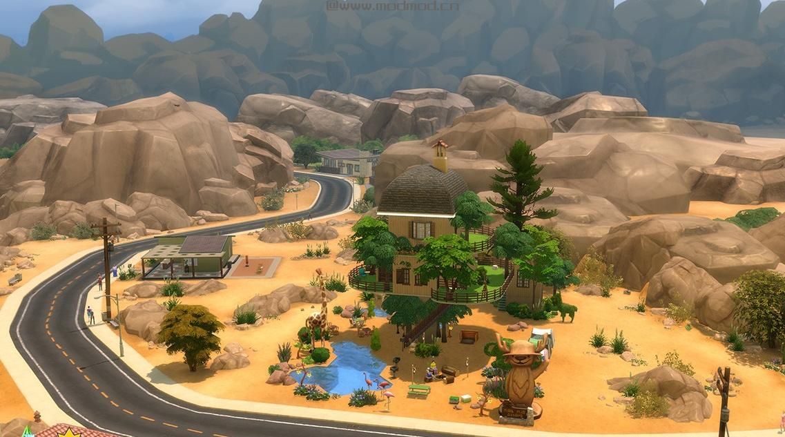 模拟市民的森林公园