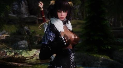 上古卷轴5：天际MOD：洛奇英雄传 &bull;银狐套，漂亮、精致、有质感的套装