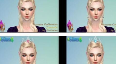 模拟人生4MOD：公主头饰