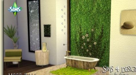 模拟人生4MOD：苔藓墙和地毯