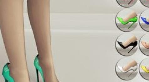 模拟人生4MOD：分享几款漂亮的鞋子~