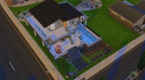 模拟人生4MOD： 【二人世界】~【30X20精致小木屋】~【一卧双卫27万房】