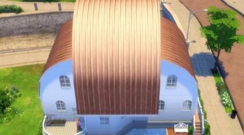 模拟人生4MOD：极品20X15 单身面包房，无自定义1-2人，带入户泳池，15W 左右，功能齐全