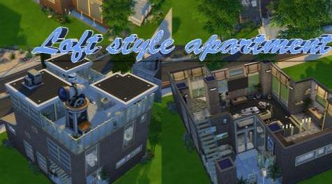 模拟人生4MOD： 【3DM-Sims小组】【原创】20X15 loft风格单身公寓~~~~