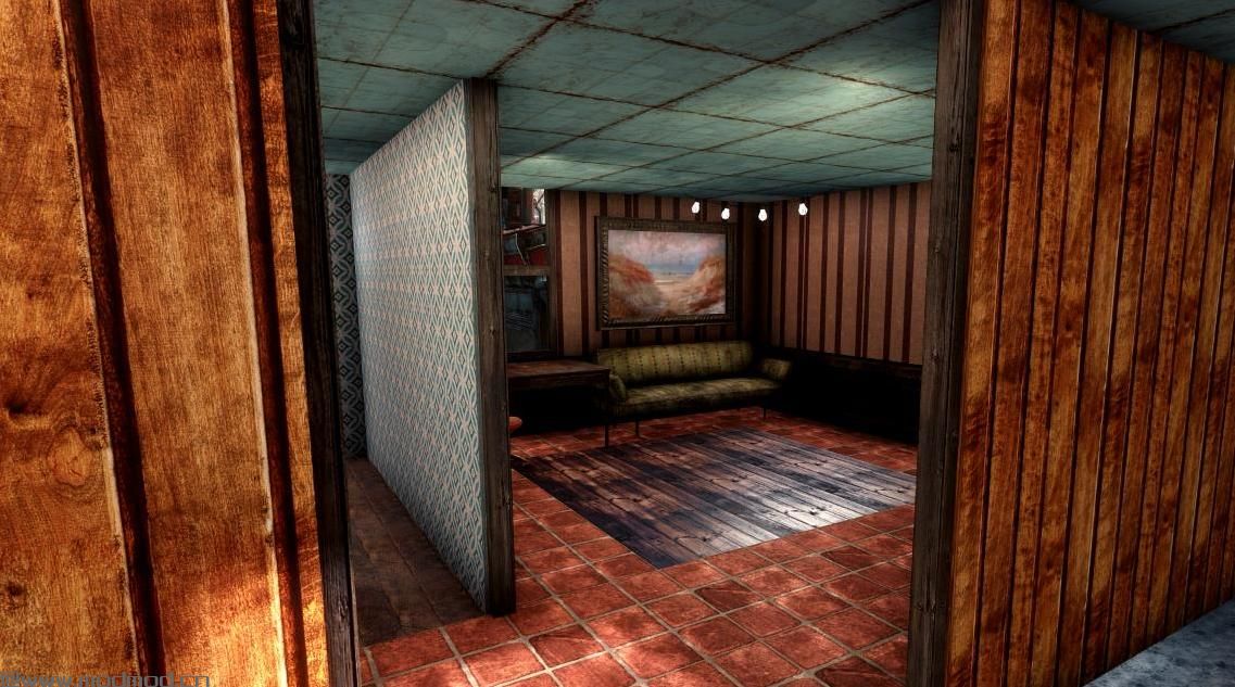 辐射4MOD：可拼接的双层床，干净混搭床1.0.1MOD